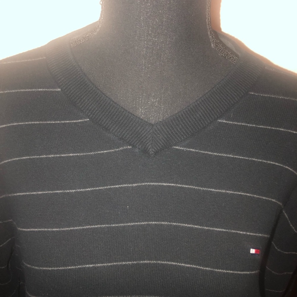 Tommy Hilfiger Black Striped Sweater